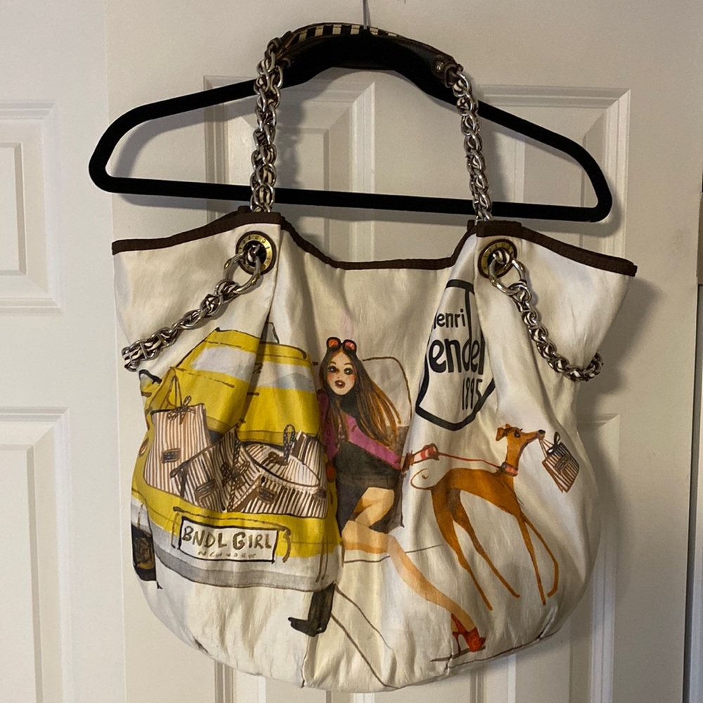RARE Henri Bendel NYC Taxi Greyhound City Girl Hobo Bag -  Dust Bag Included